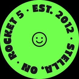 Rocket 5 Established 2012 badge