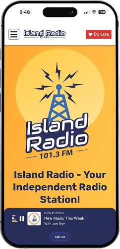 Island Radio website